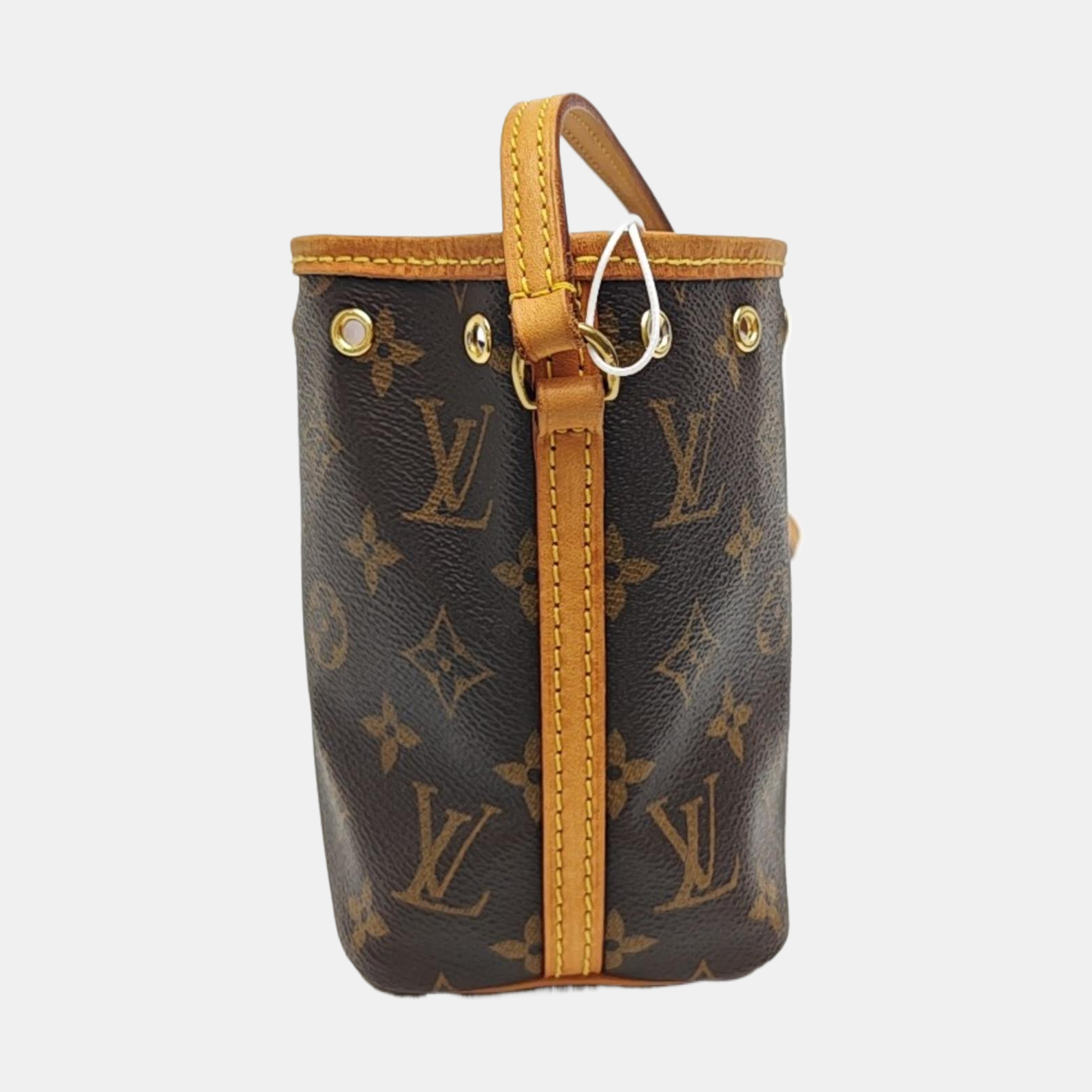 NÉONOÉ Nano Monogram Coated Canvas Brown