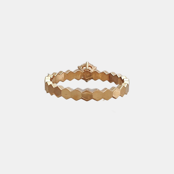 Bee My Love 18k Rose Gold Ring EU 49