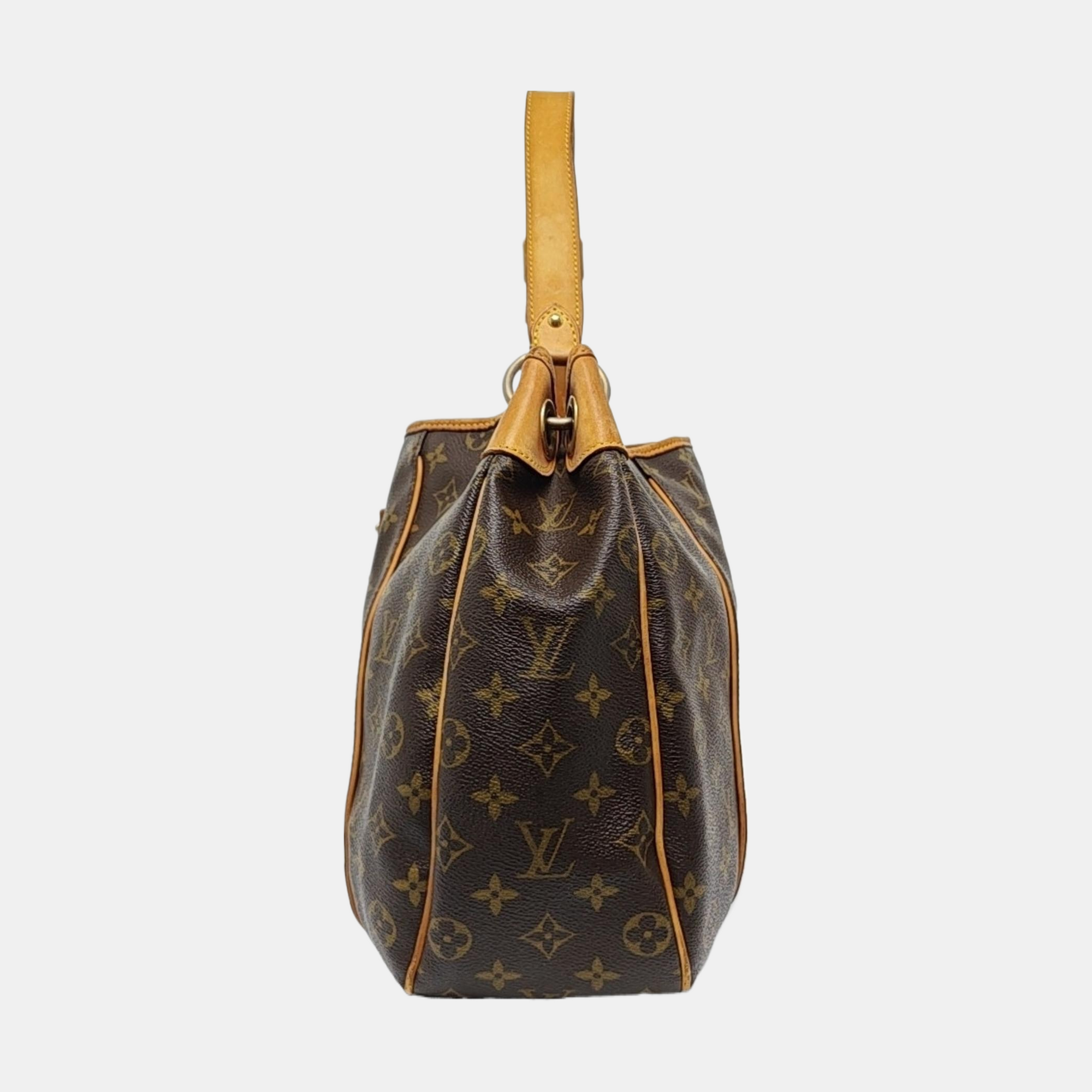GALLIERA Monogram Coated Canvas Brown