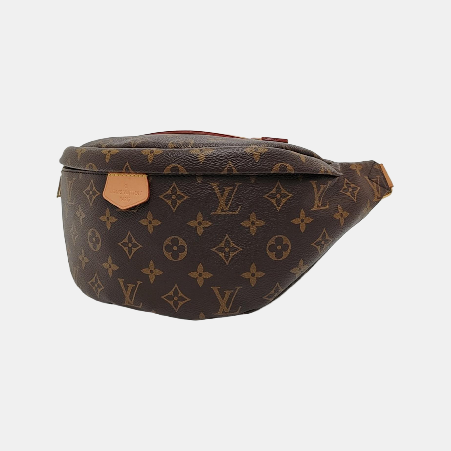 BUMBAG Monogram Coated Canvas Brown