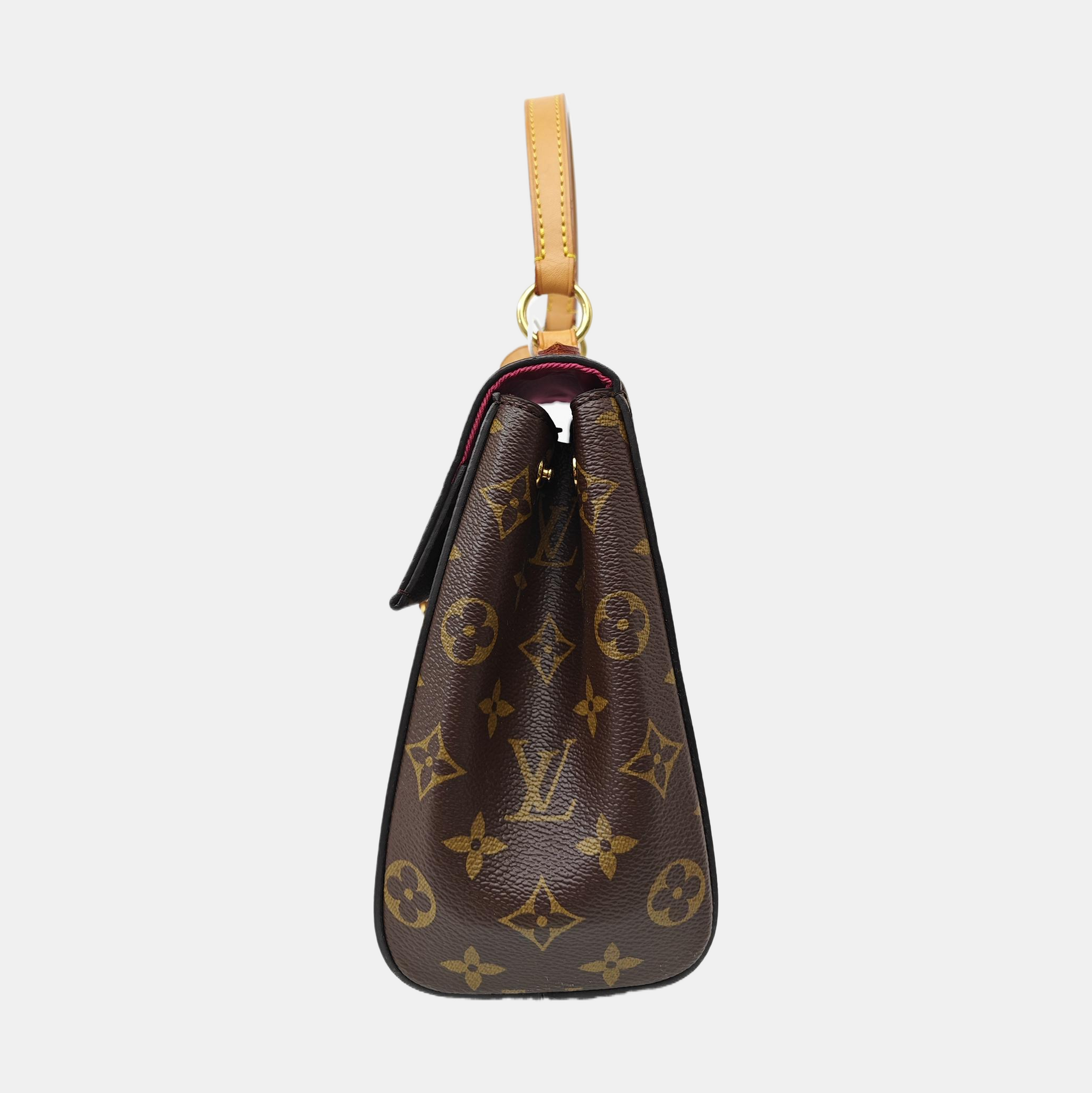 CLUNY PM Monogram Coated Canvas Brown