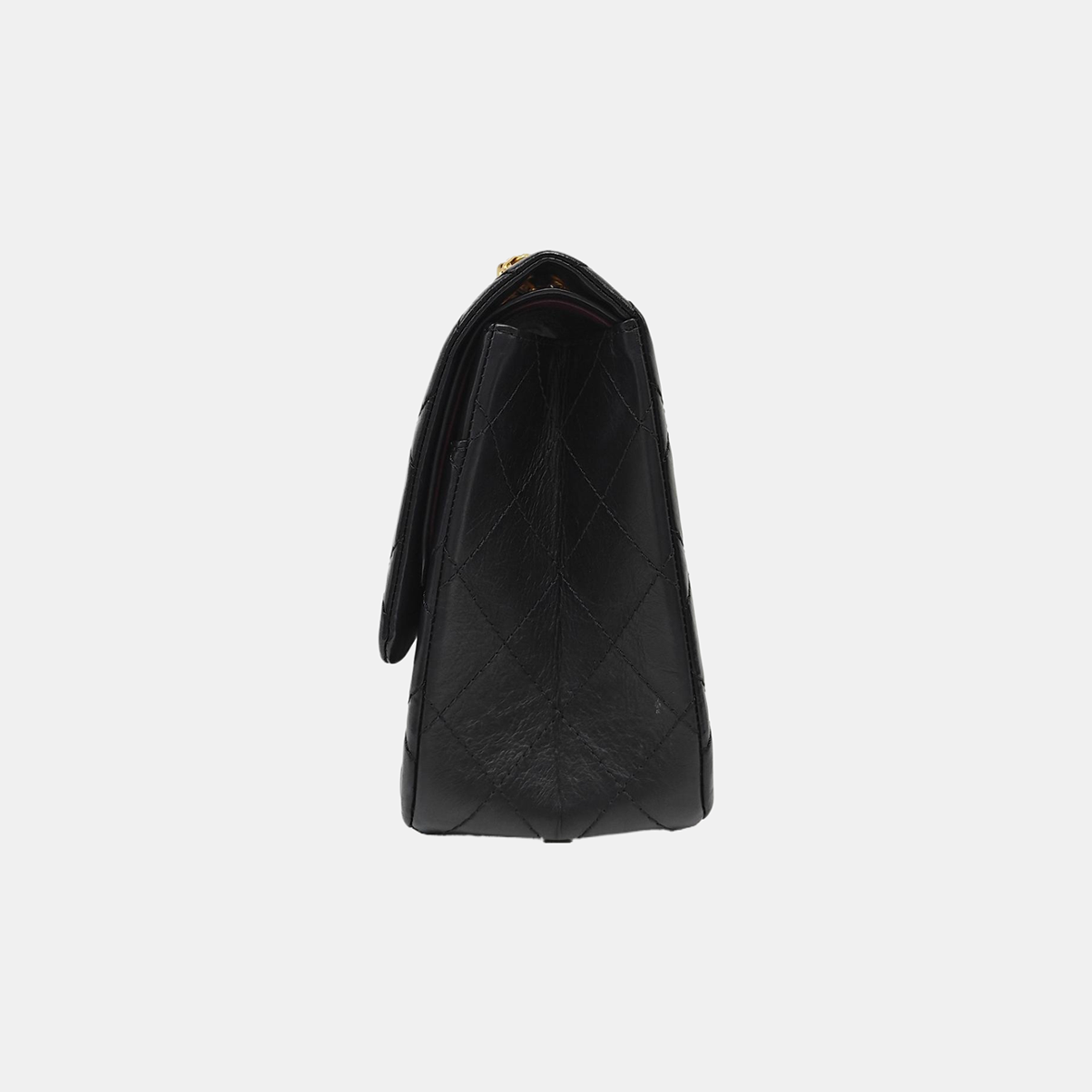 2.55 Maxi Quilted Calfskin Black