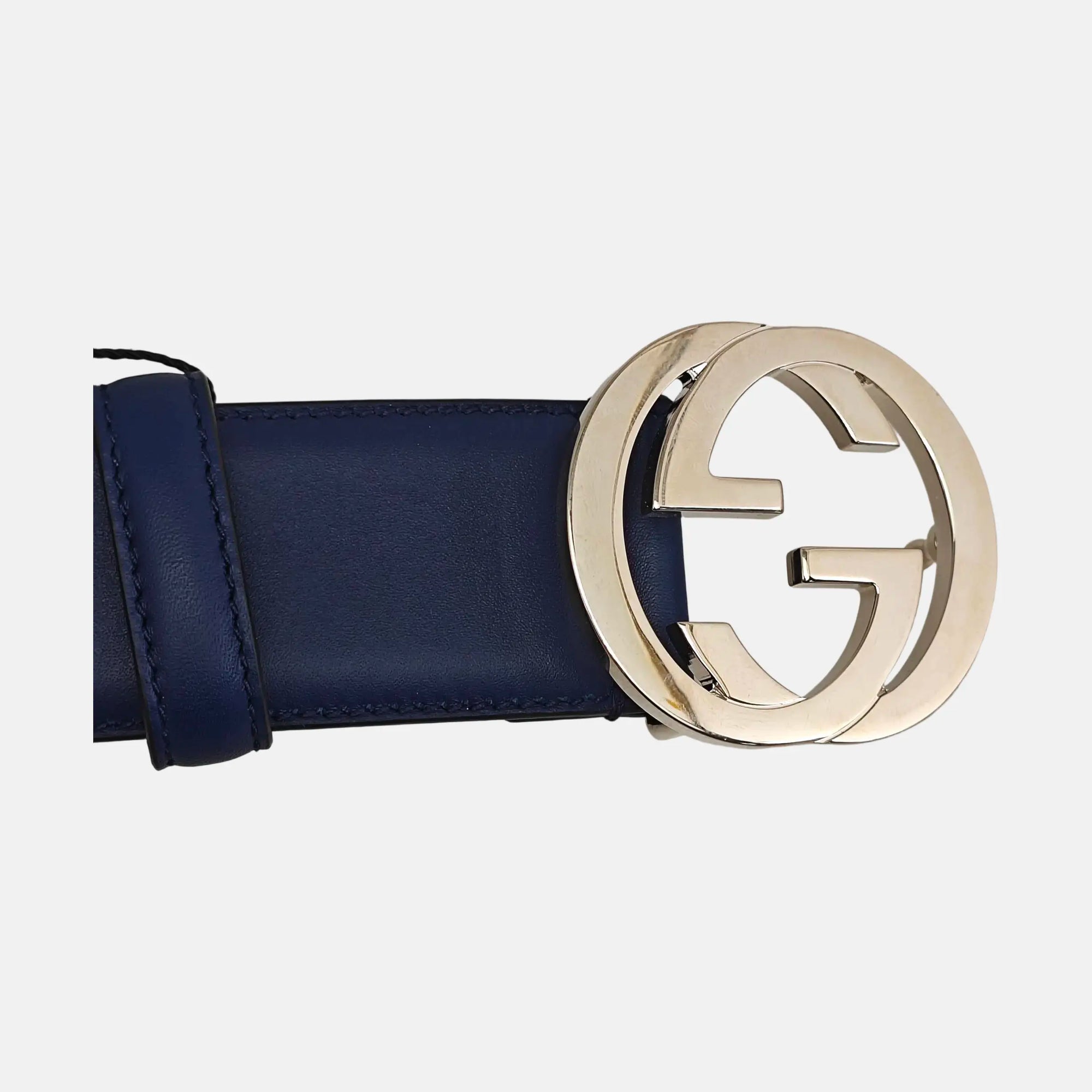 Leather Belt Blue