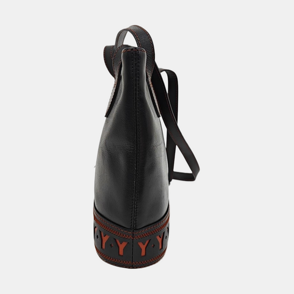 Calfskin Bucket Bag Black