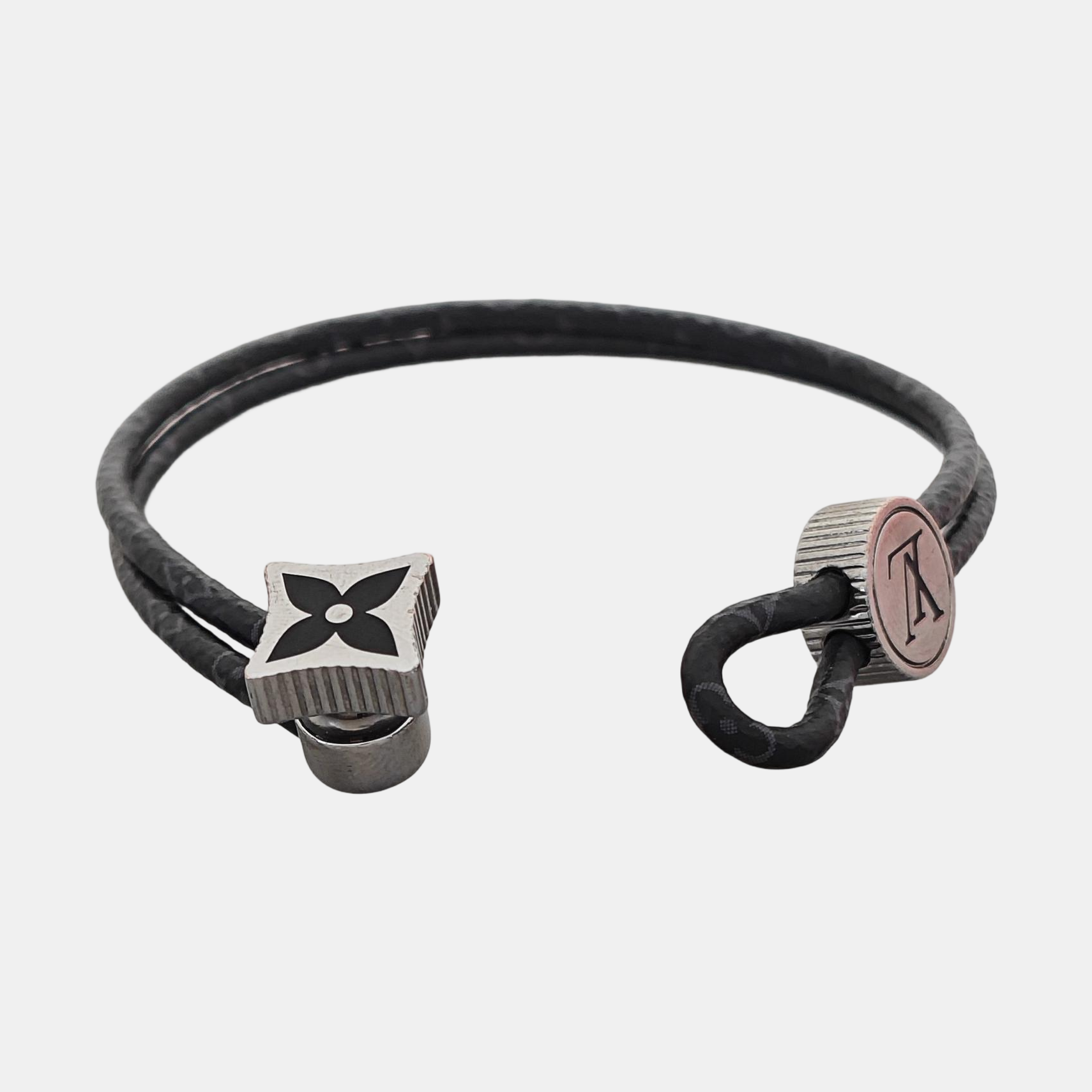 KEEP IT Coated Canvas Black Bangle