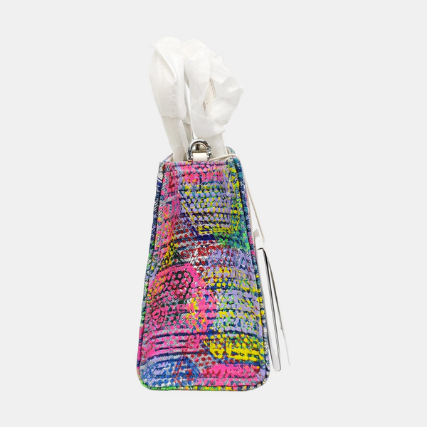 Fabric Shoulder Bag Multicolor