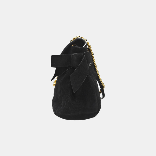 Suede Shoulder Bag Black