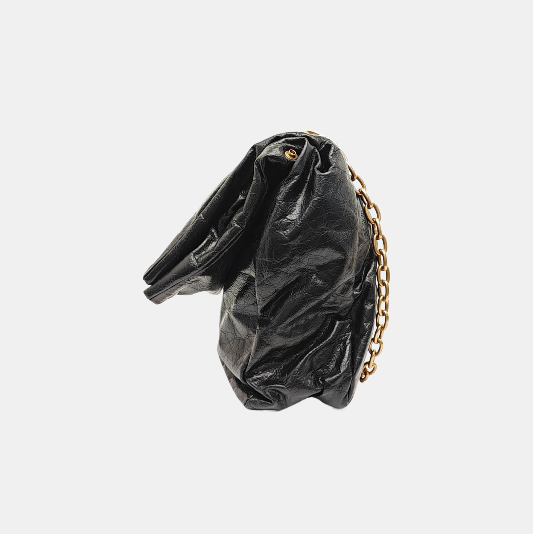 Monaco Large Calfskin Black