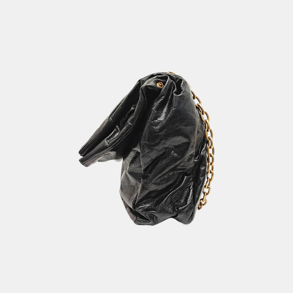 Monaco Large Calfskin Black