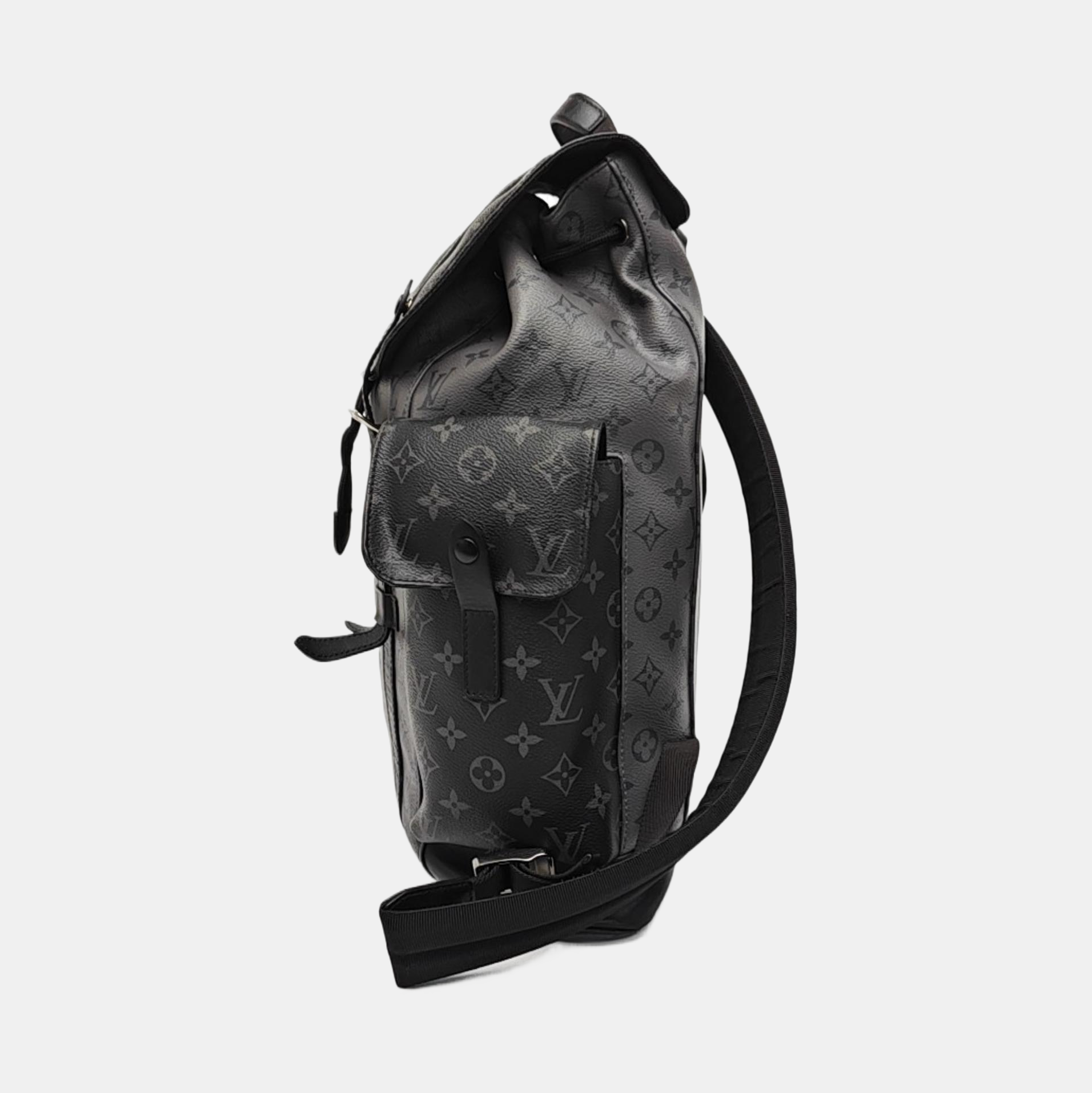 CHRISTOPHER Monogram Coated Canvas Gray