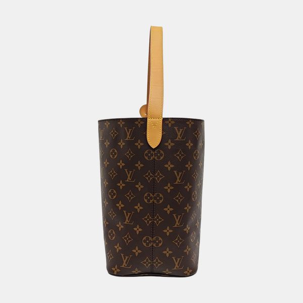 ALL IN GM Monogram Coated Canvas Brown