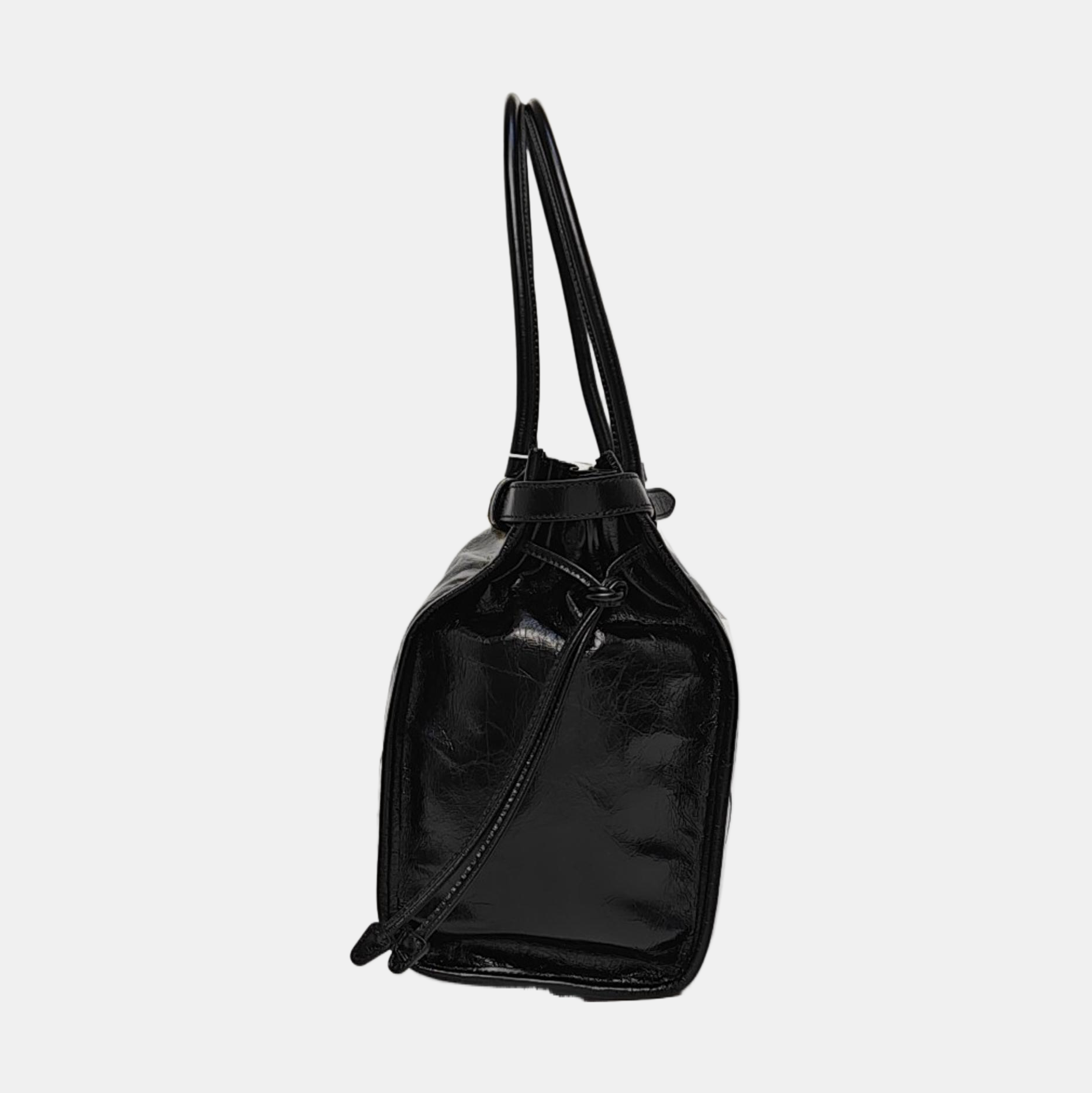 Large Quilted Calfskin Black
