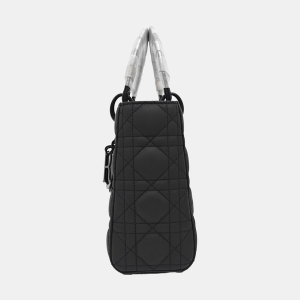Lady Dior Small Cannage Calfskin Black