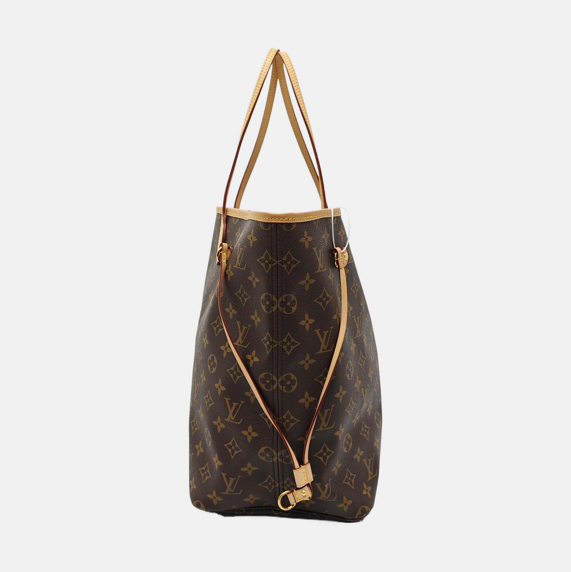 NEVERFULL GM Monogram Coated Canvas Brown