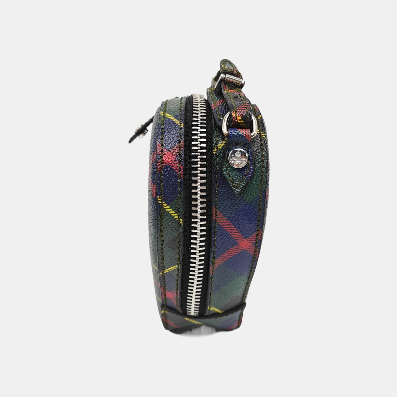 Coated Canvas Shoulder Bag Green