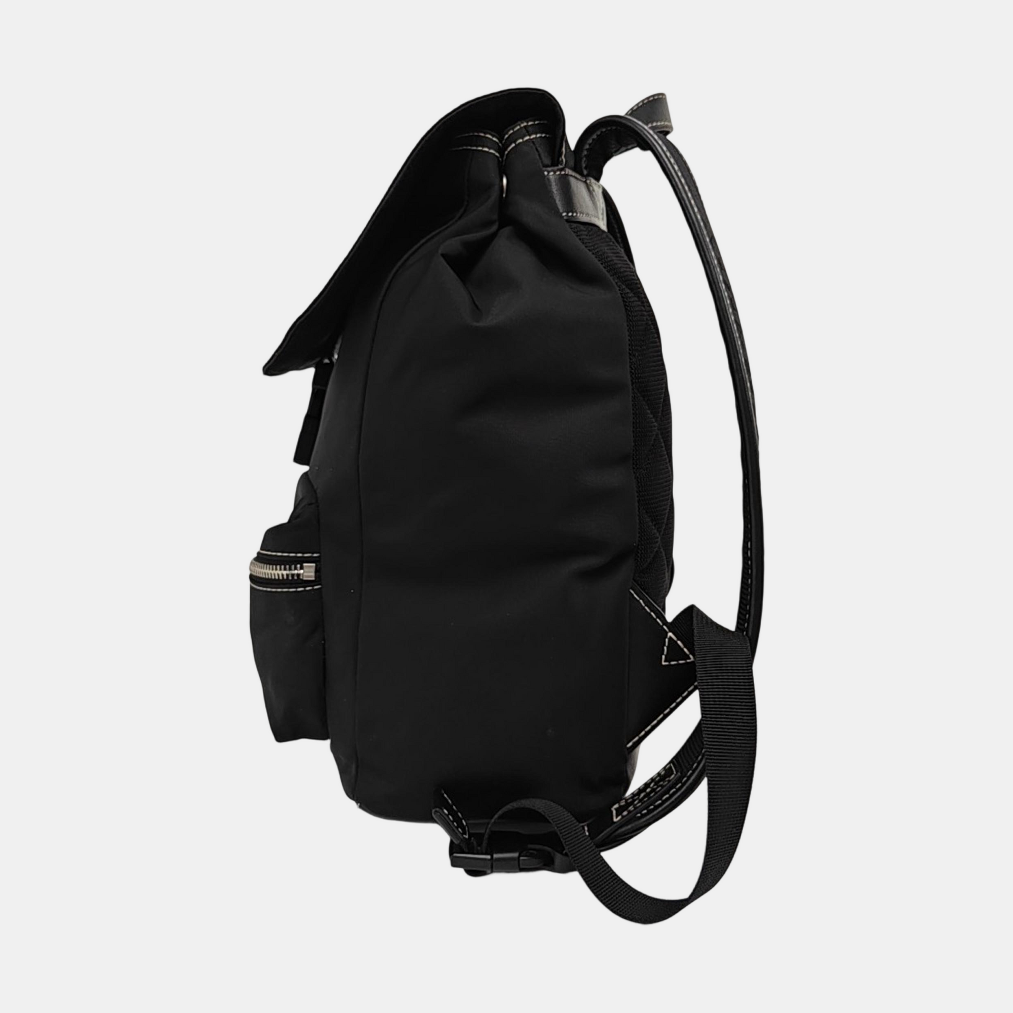 Nylon Backpack Black