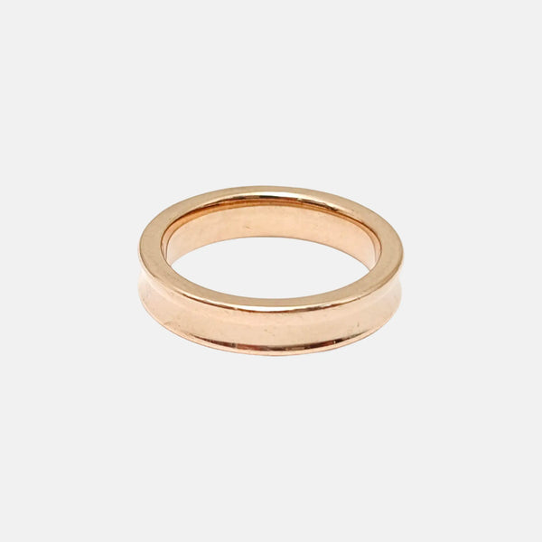 Tiffany 1837 Metal Rose Gold Ring EU 49