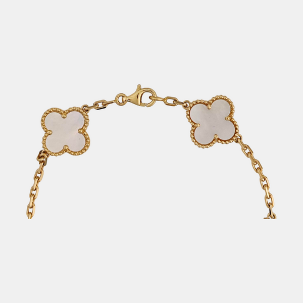 Vintage Alhambra 18k Gold Bracelet