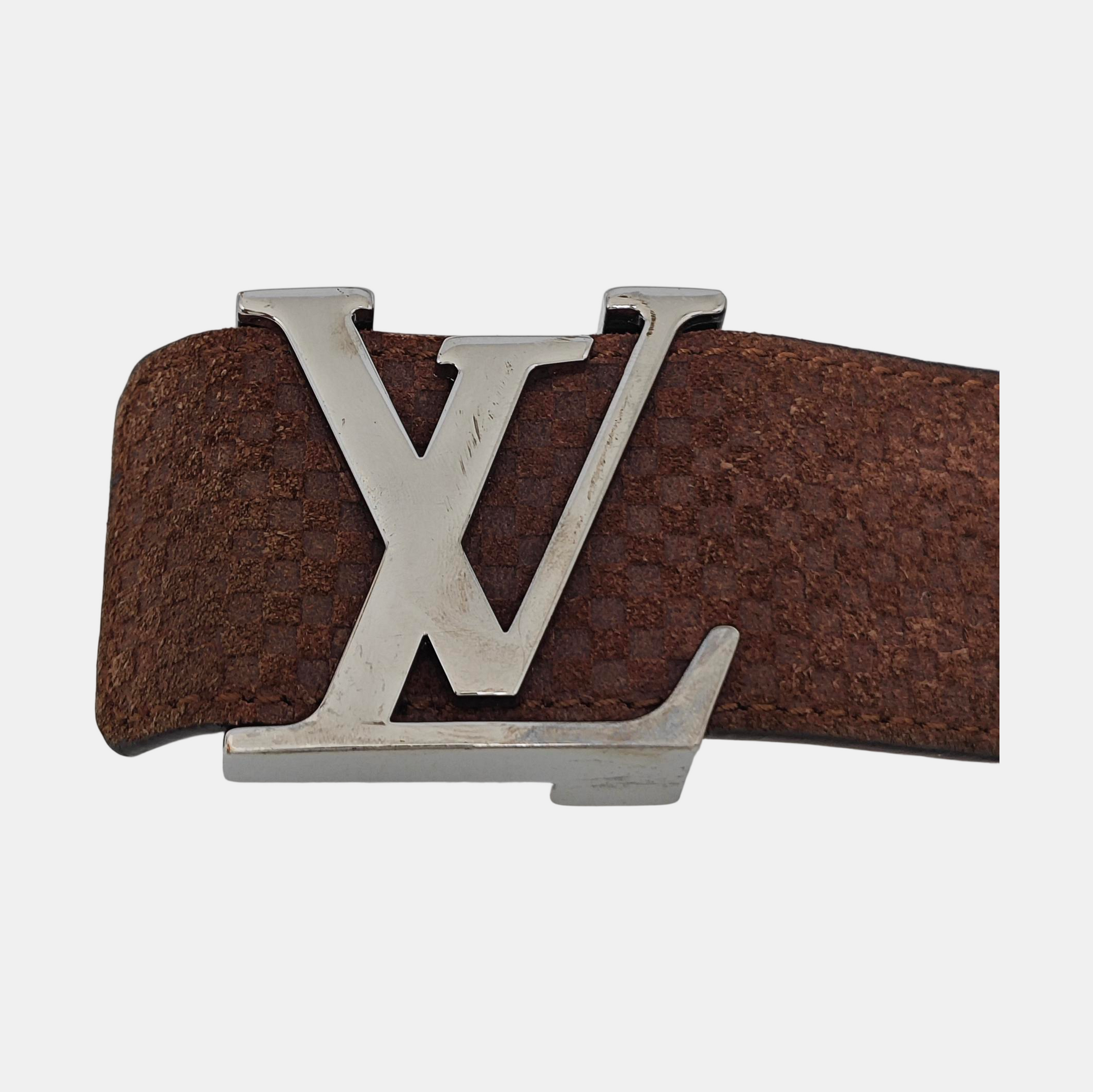 Suede Belt Brown