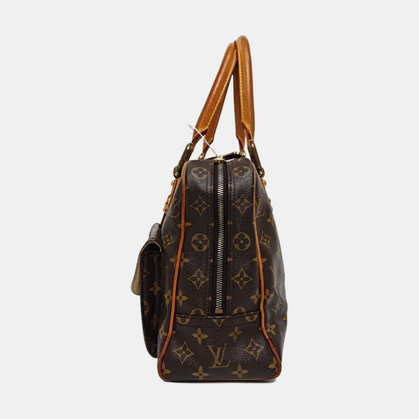MANHATTAN GM Monogram Coated Canvas Brown