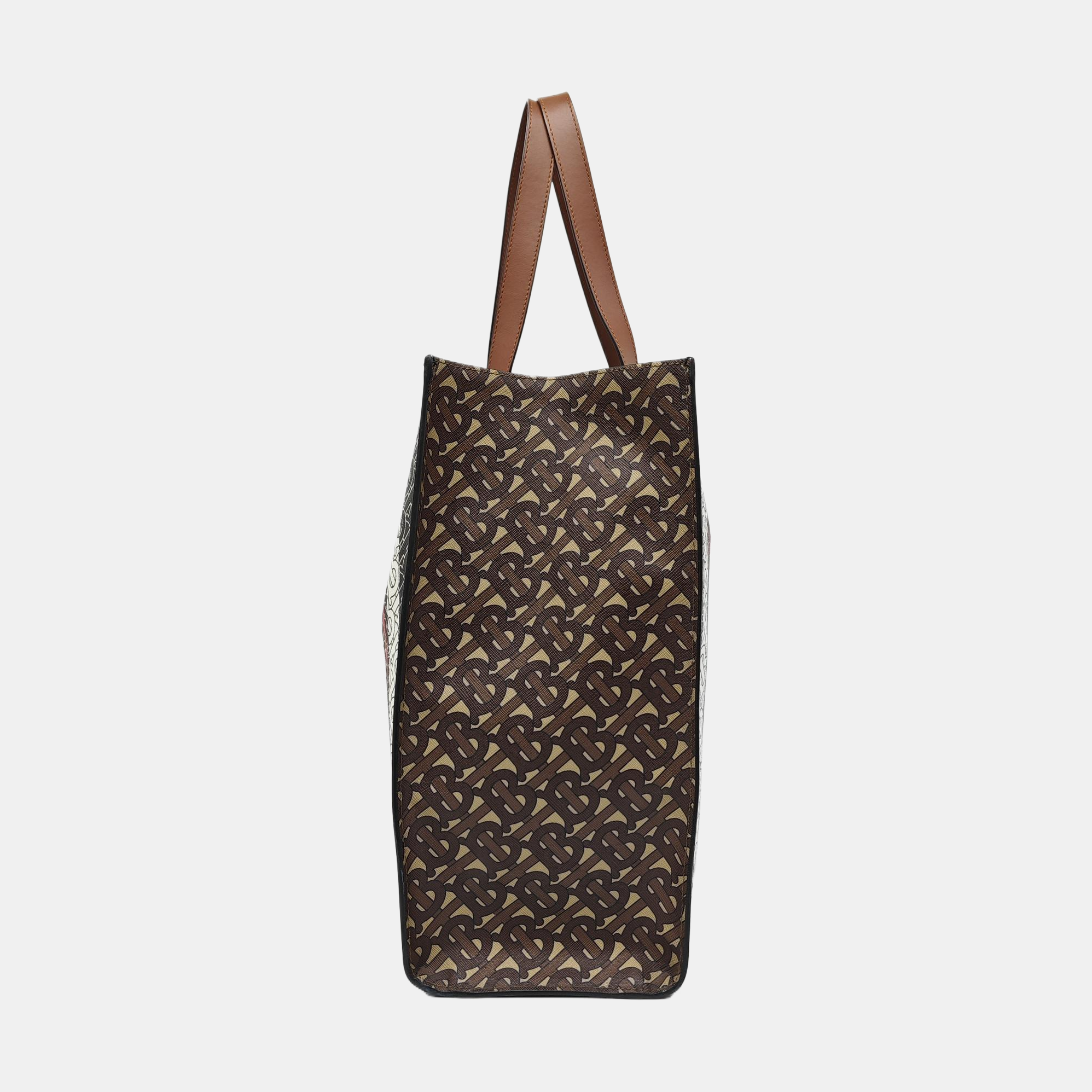 MONOGRAM Large Coated Canvas Brown