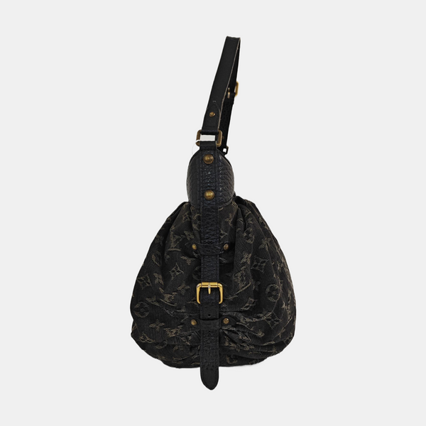 SOLAR Monogram Denim Black