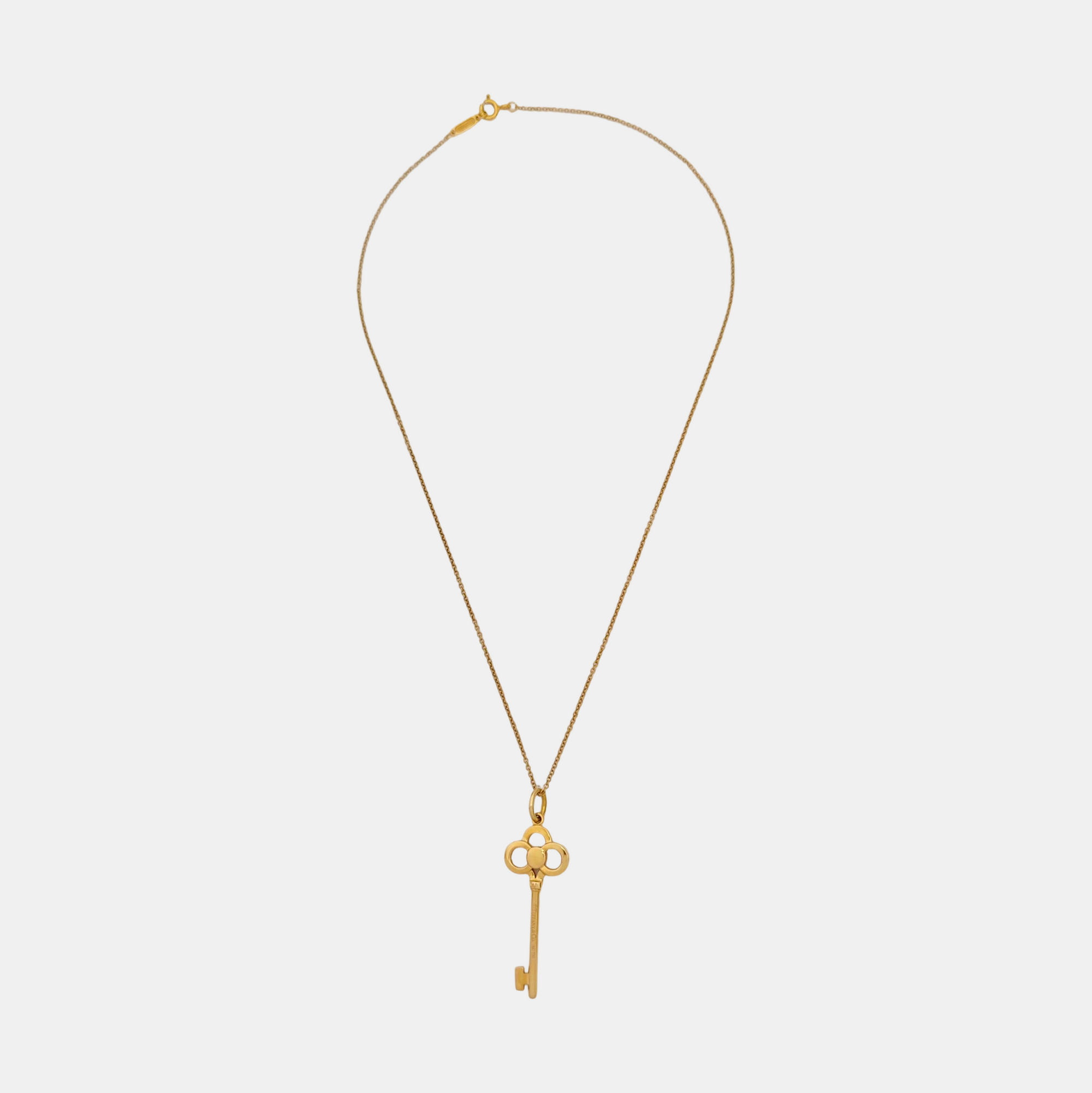 Tiffany Keys 18k Rose Gold Necklace
