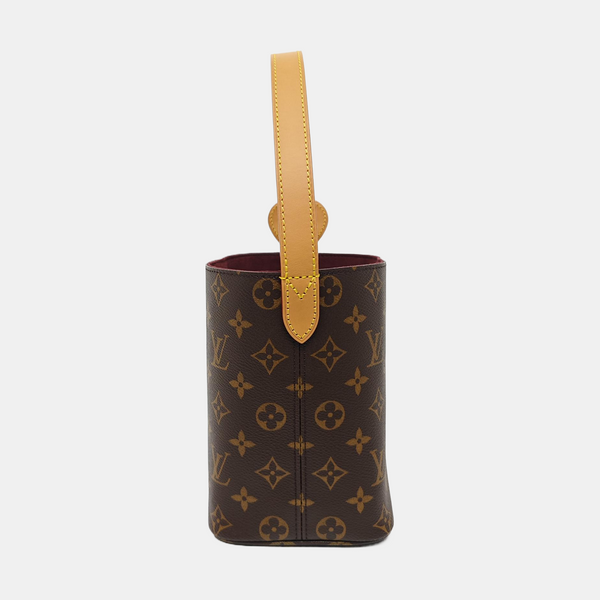 ALL IN BB Monogram Coated Canvas Brown
