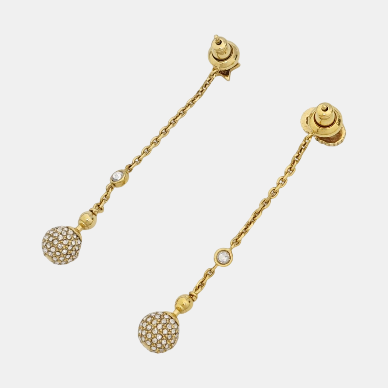 La Petite Tribale Metal Gold Earrings