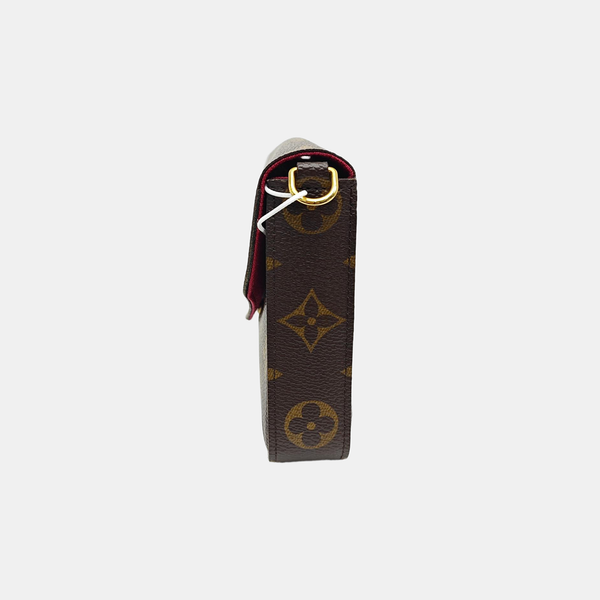 FÉLICIE Monogram Coated Canvas Brown