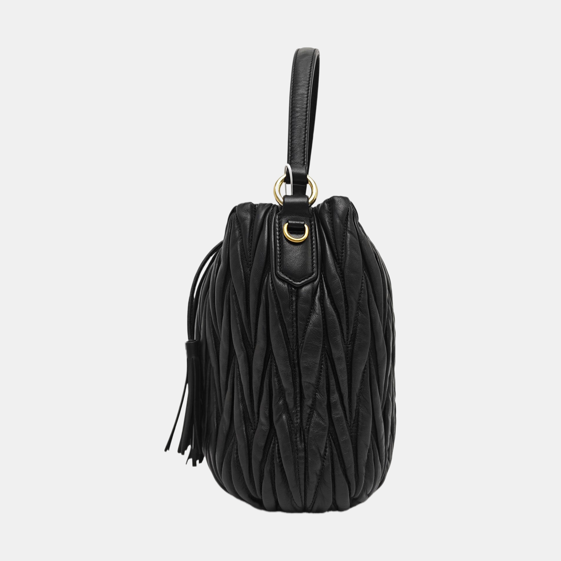 Matelassé Lambskin Black