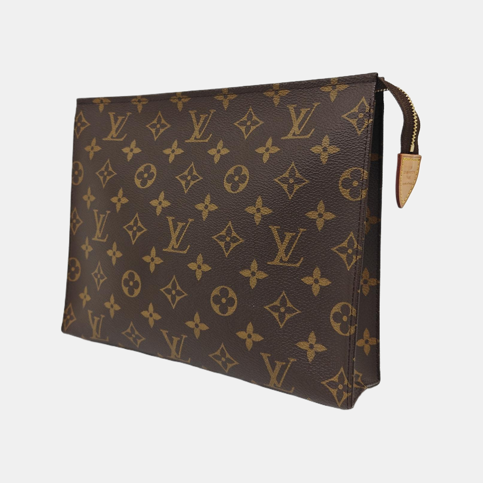 TOILET POCKET 26 Monogram Coated Canvas Brown