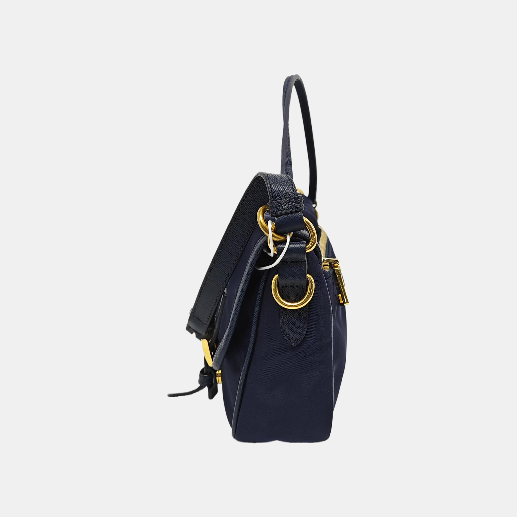 Nylon Crossbody Bag Blue
