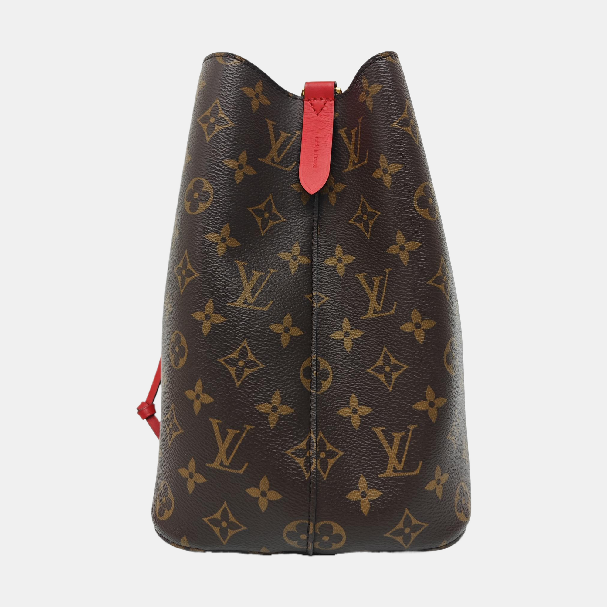 NÉONOÉ MM Monogram Coated Canvas Brown