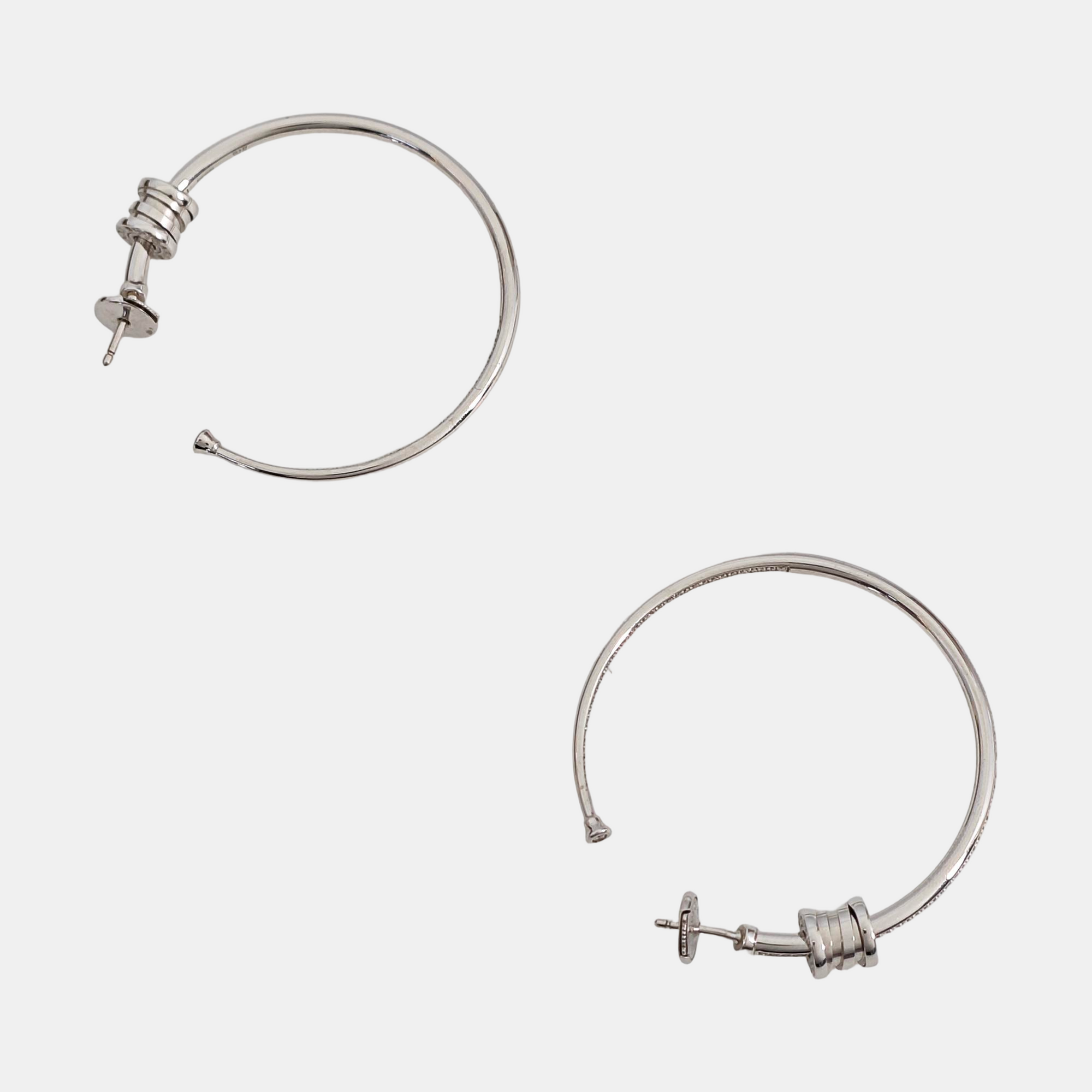 B.ZERO1 18k Rose Gold Silver Earrings