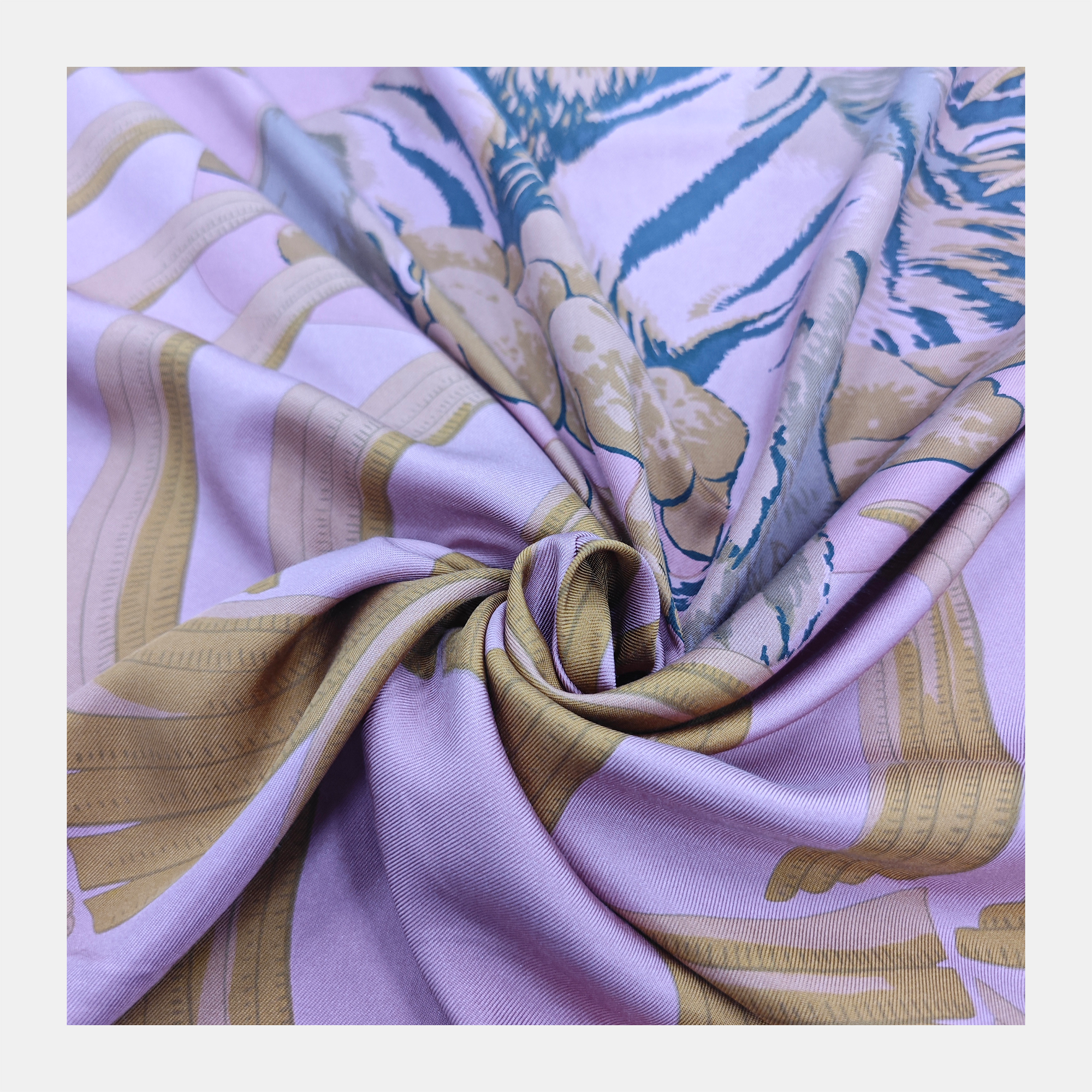 Purple Mulberry Silk Silk Scarf