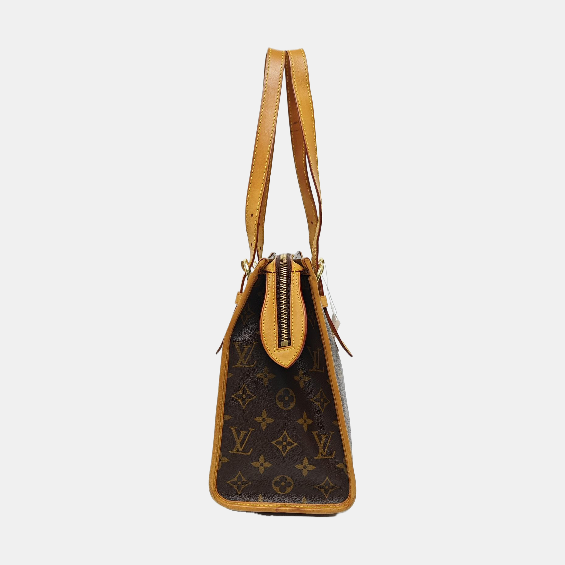 POPINCOURT Monogram Coated Canvas Brown