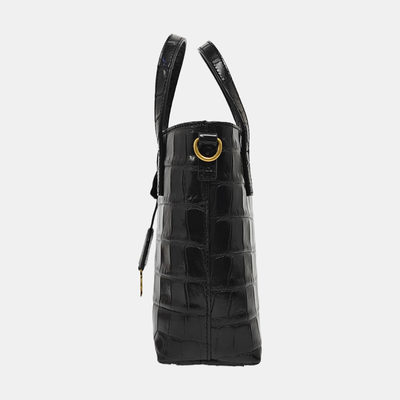 Calfskin Shoulder Bag Black
