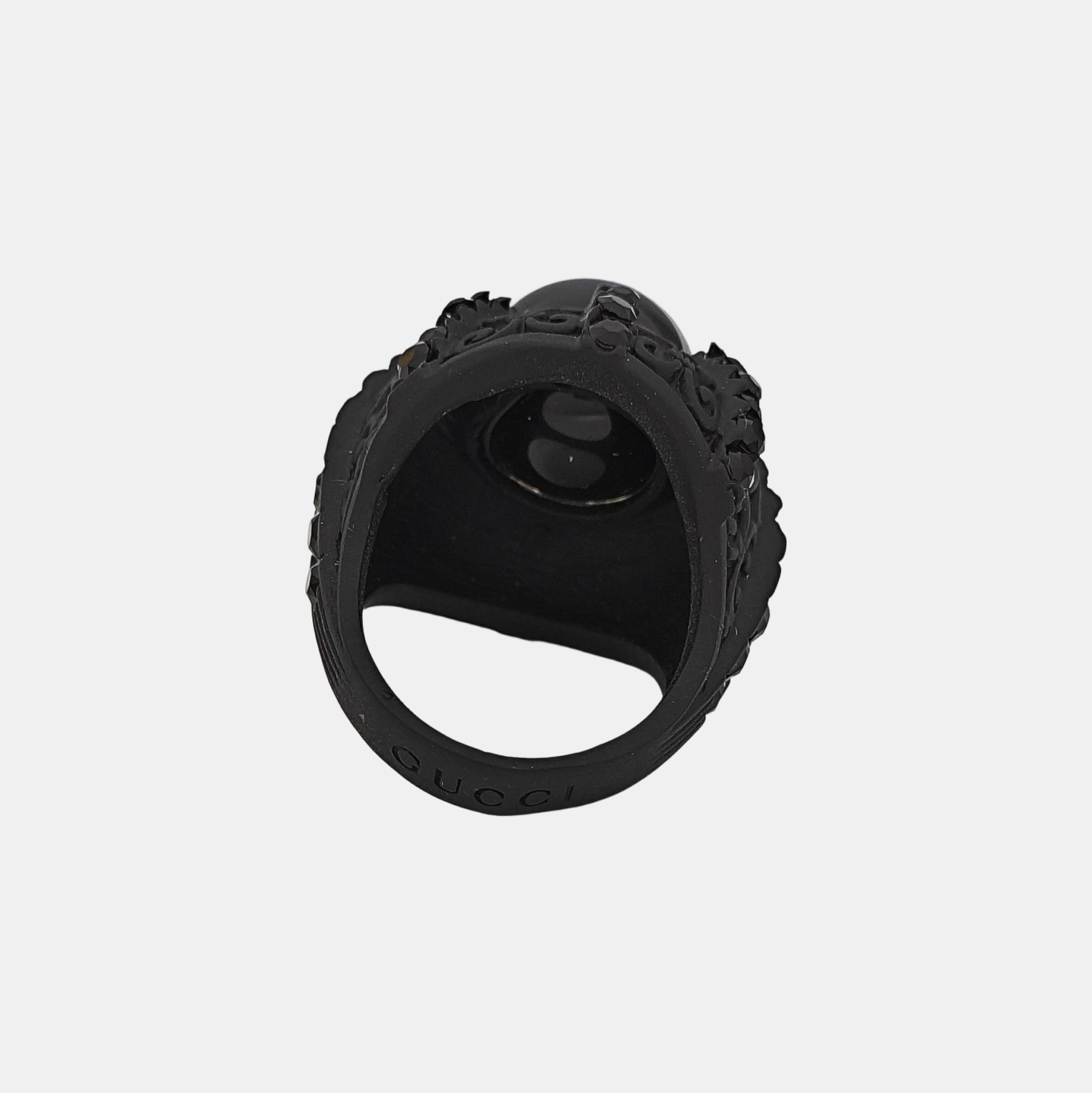 Metal Black Ring EU 56