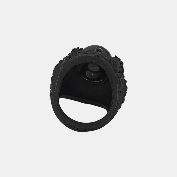 Metal Black Ring EU 56