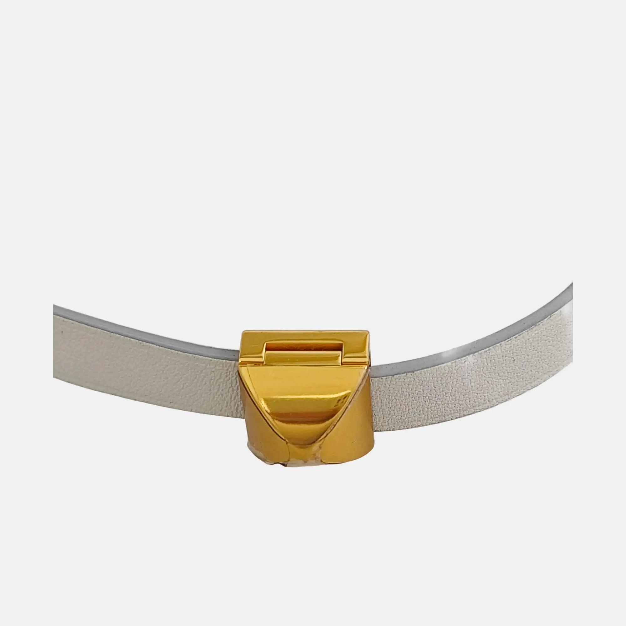 Leather Gray Bracelet