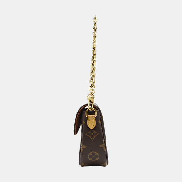 IVY Monogram Coated Canvas Brown