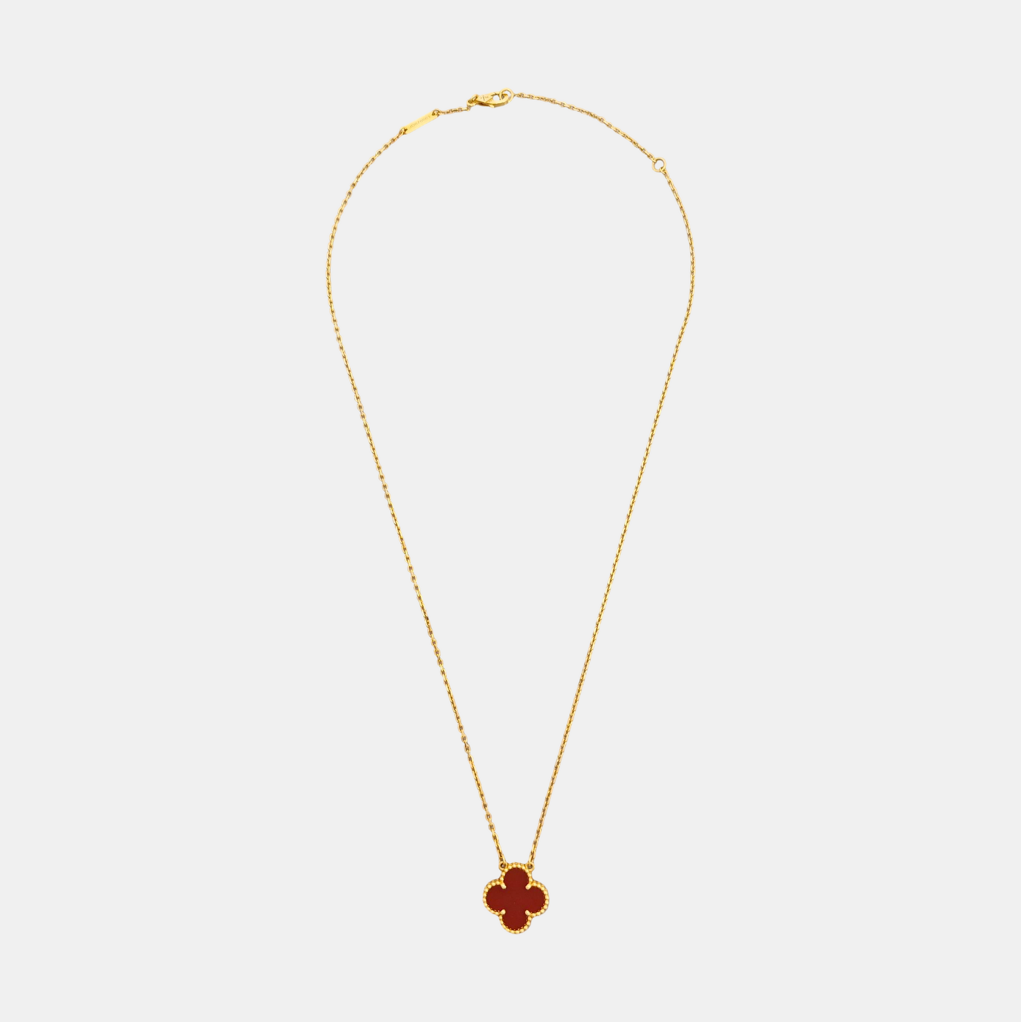 Vintage Alhambra 18k Gold Necklace