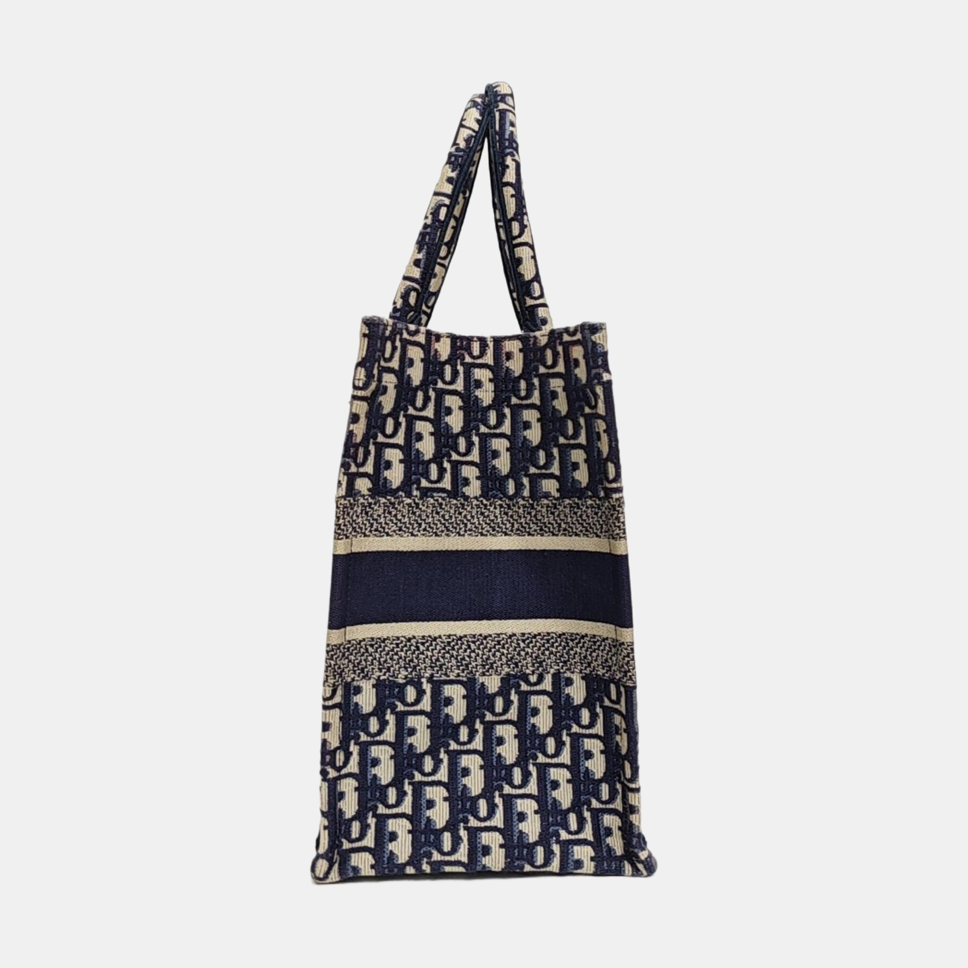 Book Tote Medium Canvas Blue