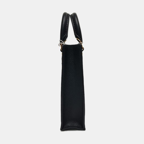 SAC PLAT Mini Monogram Calfskin Black