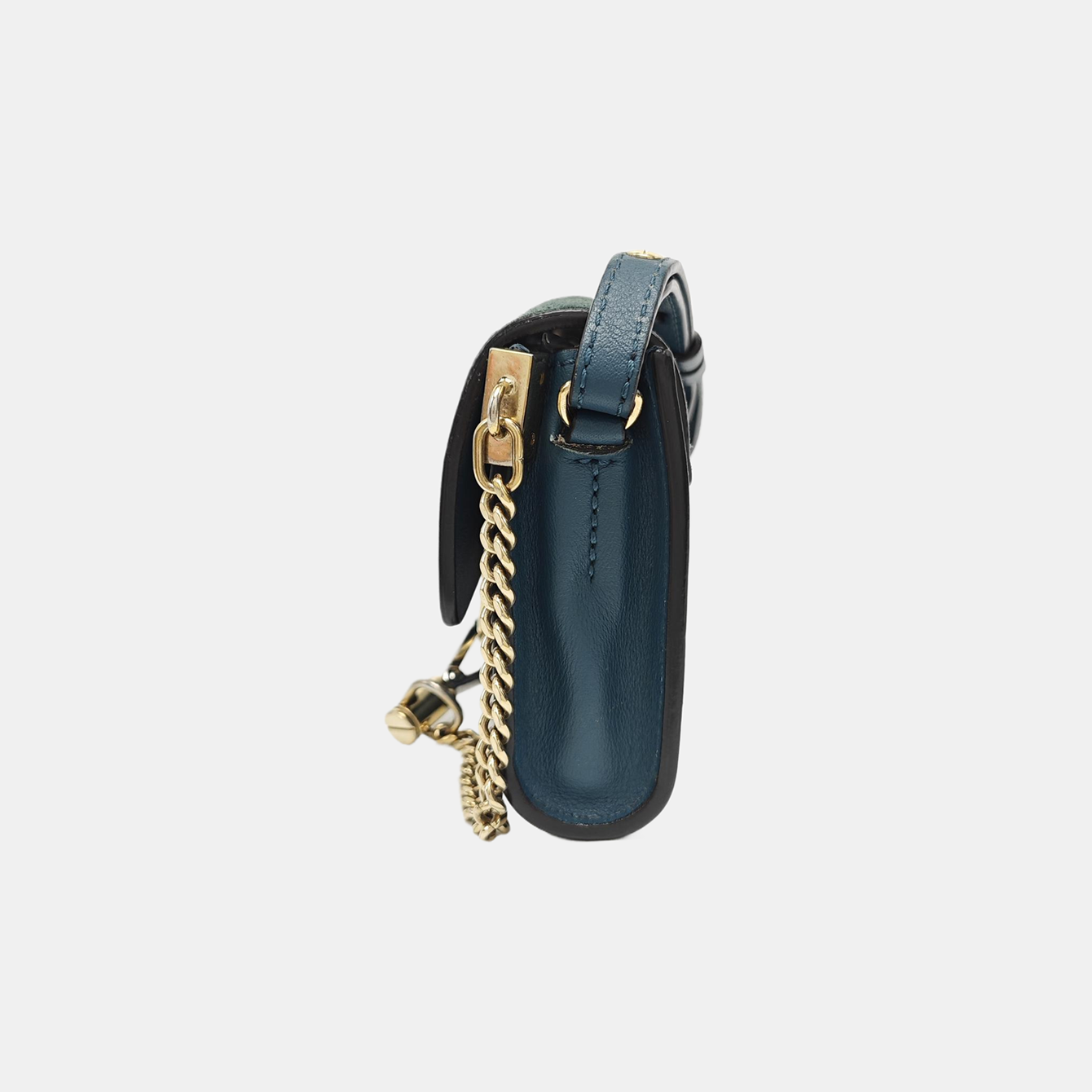 Faye Mini Calfskin Blue