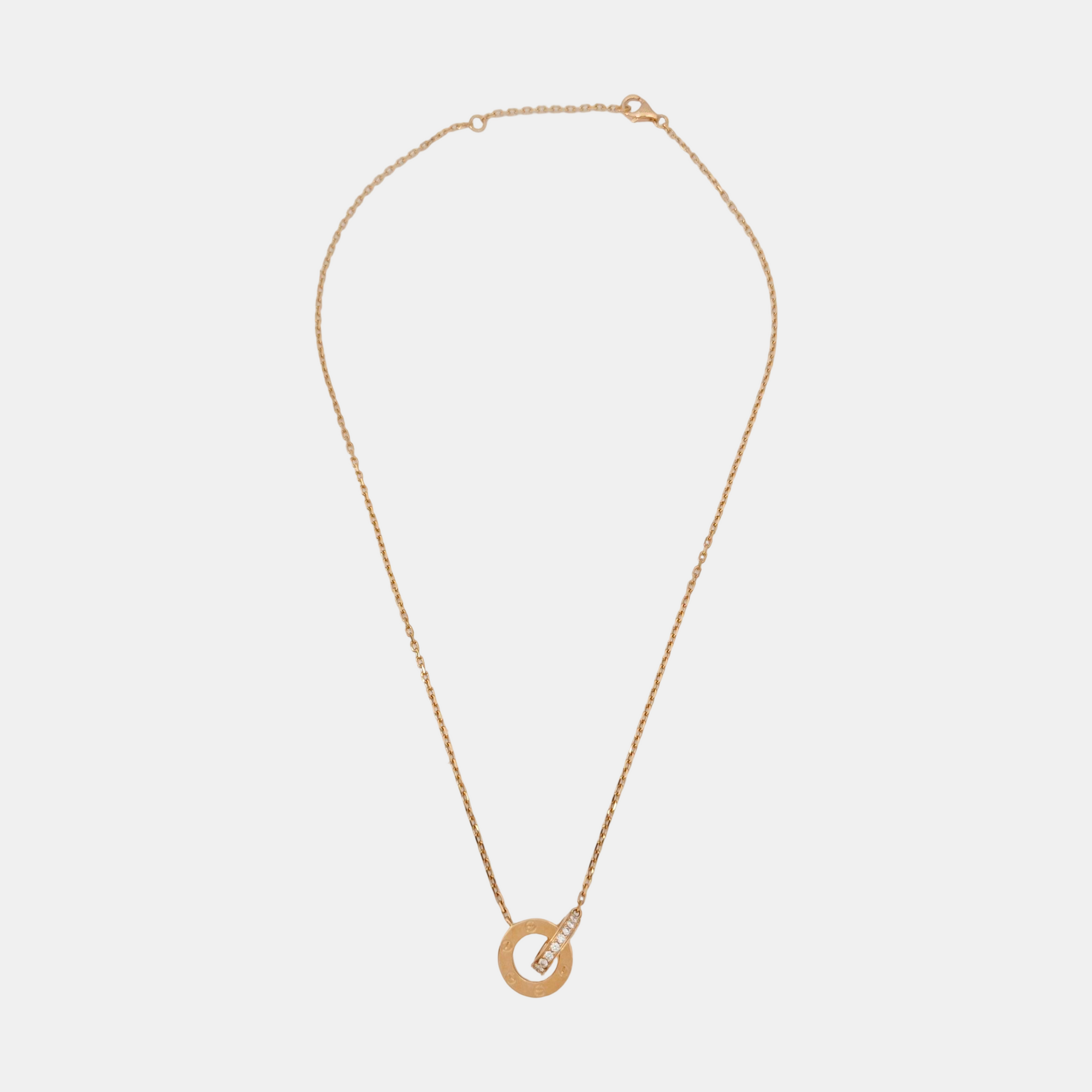 LOVE 18k Rose Gold Necklace