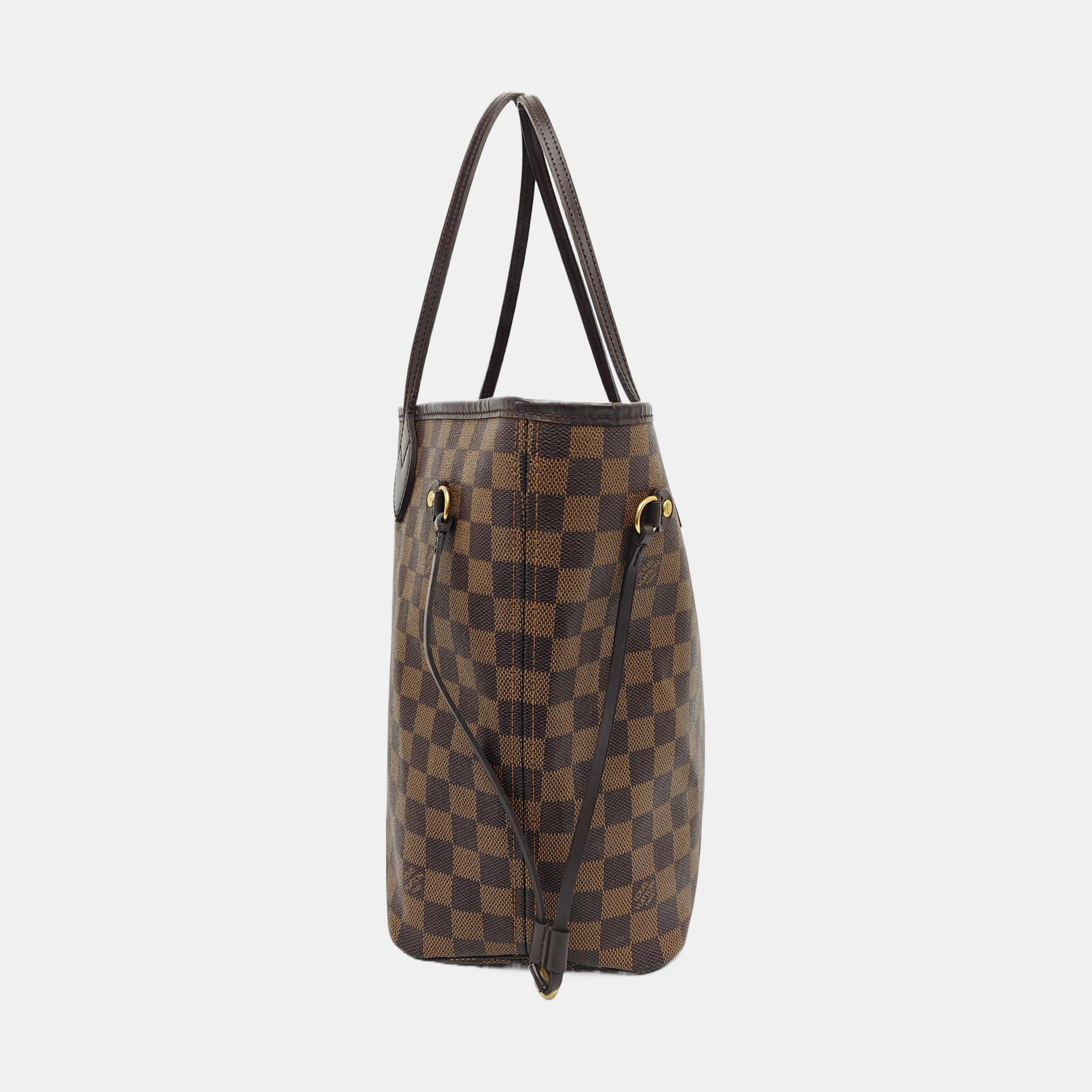NEVERFULL MM Damier Ebene Coated Canvas Brown