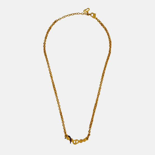 Petit CD Metal Gold Necklace