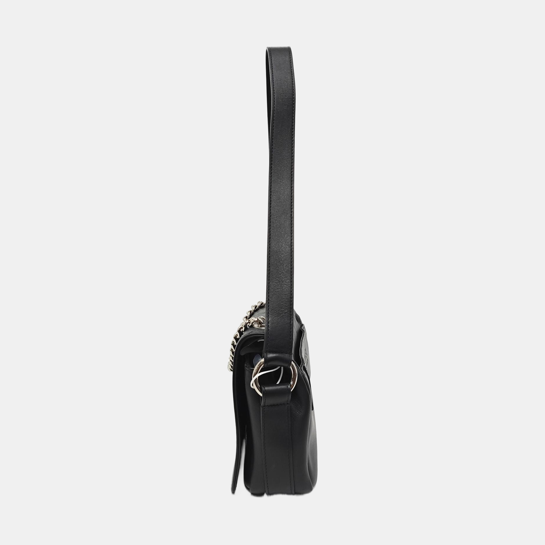 Calfskin Shoulder Bag Black